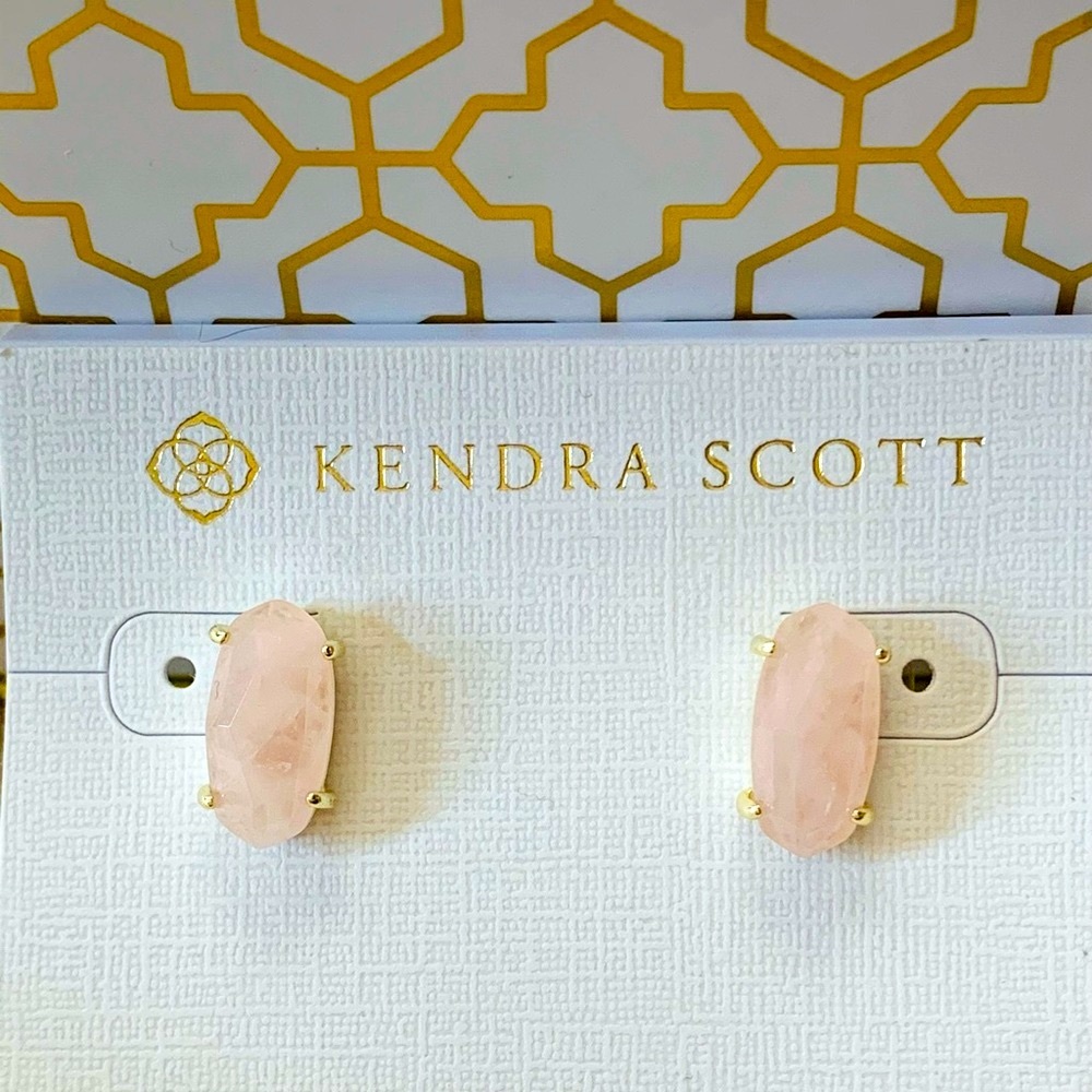 Kendra Scott Rhodium Plated Betty Stud Earrings